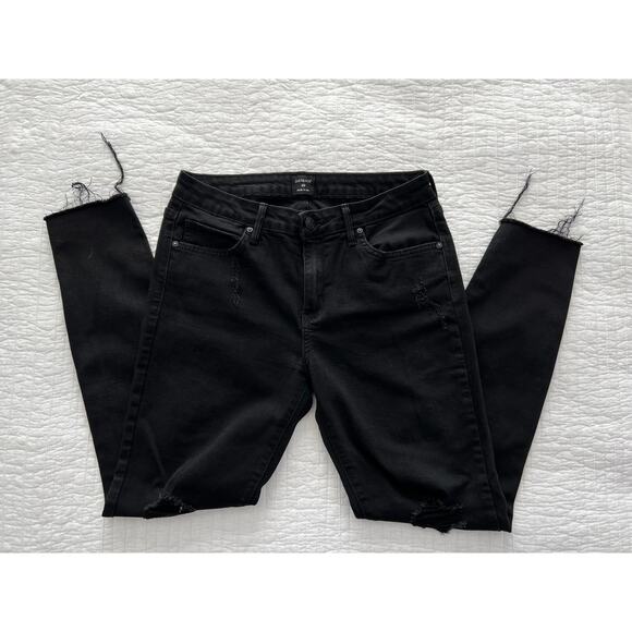 Just Black - Distressed Black Jeans - Size 29 - Picture 3 of 3